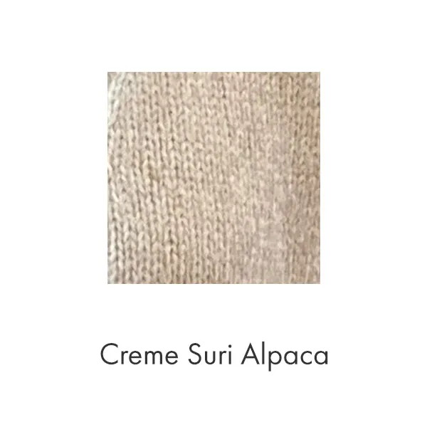 Flea Market Sweater in Creme Suri Alpaca