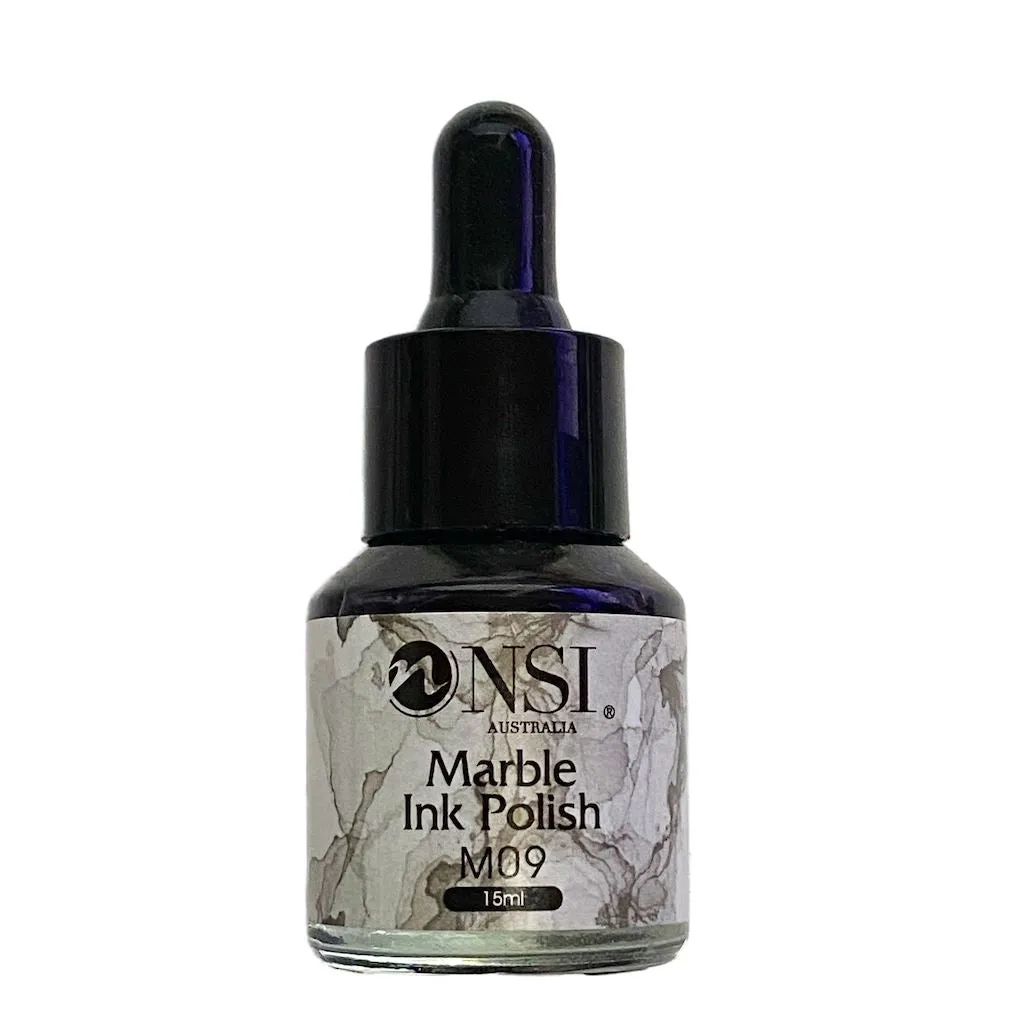Marble Ink Polish - Nail Art Watercolour